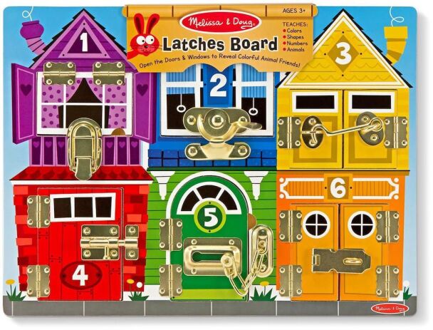 Melissa & Doug Latches Board (6075185) (1)