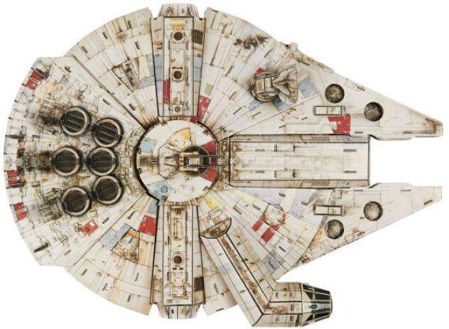 4D Παζλ Star Wars Millennium Falcon (6069815) (2)