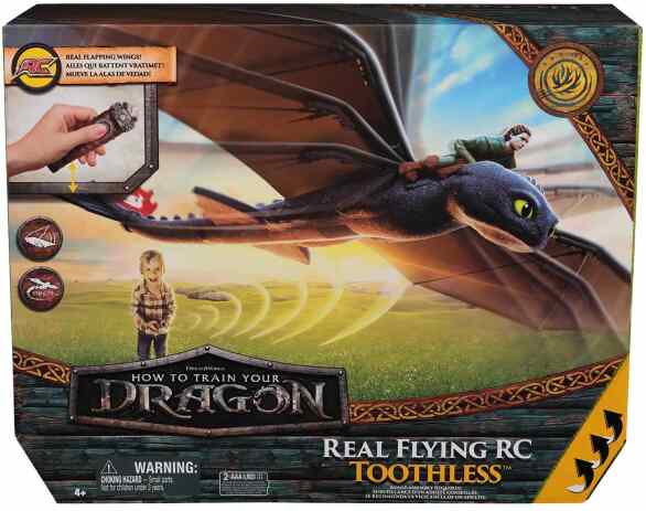 Dragons Τηλεκατευθυνόμενο Ιπτάμενος Toothless (6074369) (1)