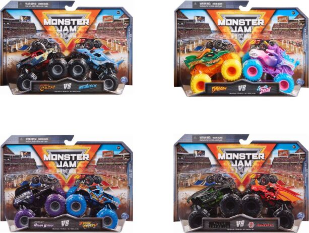 Monster Jam Mini Όχημα 1:64 2Τμχ-6 Σχέδια (6064128) (2)