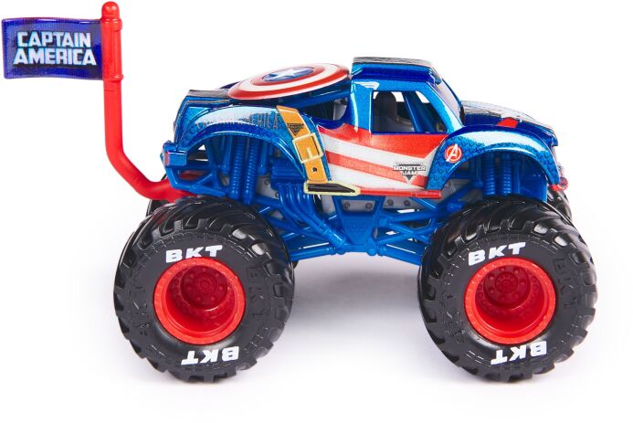 Monster Jam Όχημα 1:4 Marvel-5 Σχέδια-1Τμχ (6069960) (12)