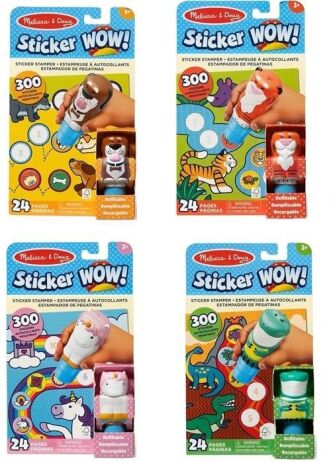Melissa & Doug Αυτοκόλλητα Wow!-4 Σχέδια-1Τμχ (6075655) (0)