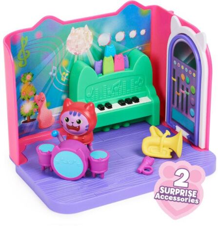 Gabby's Dollhouse Mini Σετ Δωμάτια-Δωμάτιο Μουσικής (6065830) (2)