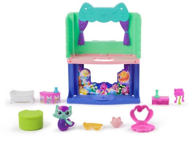 Λαμπάδα Gabby's Dollhouse Movie Mini Σετ Δωμάτια-Μπάνιο (6074306) (2)