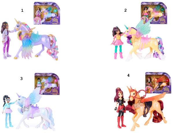 Unicorn Academy Mini Κούκλες & Μονόκεροι-4 Σχέδια (6075513) (1)
