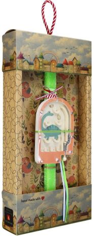 Λαμπάδα Φλίπερ Μίνι Δεινόσαυρος Πράσινος (LA25009D) (1)