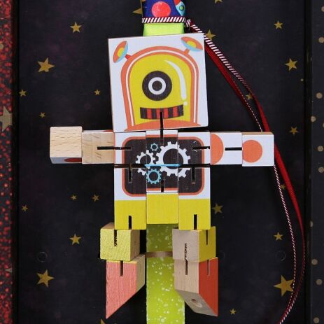 Λαμπάδα Ρομπότ Τρανσφόρμερ Κίτρινο (LA25016B) (2)