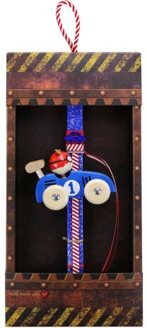 Λαμπάδα Αγωνιστικό Με Οδηγό Μπλε (LA25018B) (0)