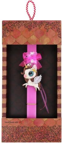 Λαμπάδα Μονόκερος Με Φτερά (LA25036N) (0)