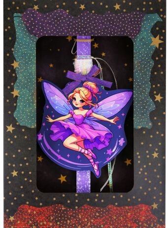 Λαμπάδα Νεράϊδα Purple (LA26034D) (0)