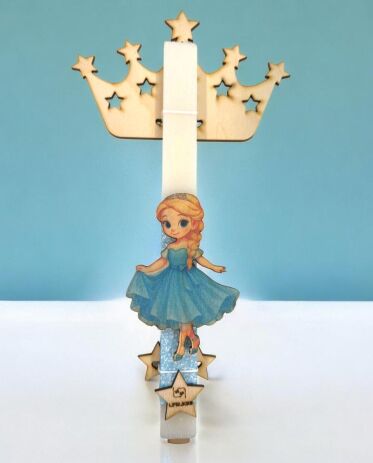 Λαμπάδα Lifelikes Γαλάζια Πριγκίπισσα Ραβδί (04.21.00.000.7236) (0)