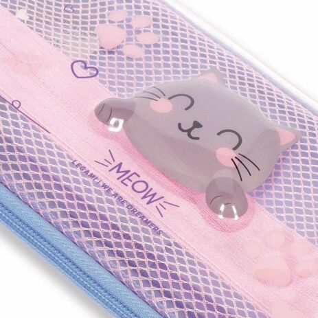 Legami Pencil Case-Wonderwow-Kitty (PCR0003) (2)