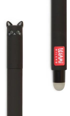 Legami Erasable Gel Pen-Cat/Black (EP0005) (1)