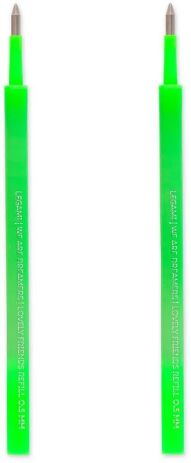 Legami Refills Gel Pen Lovely Friends-Lovely Friends Refill Set-Neon Green (REFCPP0006) (1)