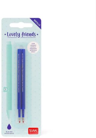 Legami Refills Gel Pen Lovely Friends-Lovely Friends Refill Set-Blue (REFCPP0002) (0)