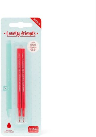 Legami Refills Gel Pen Lovely Friends-Lovely Friends Refill Set-Red (REFCPP0003) (0)