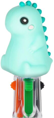 Legami Mini 4 Colour Ballpoint-Mini Magic Rainbow-Dino (MRP0002) (2)