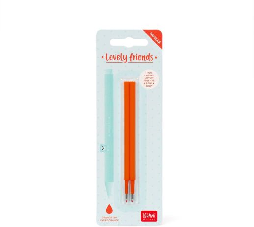 Legami Refills Gel Pen Lovely Friends-Lovely Friends Refill Set-Orange (REFCPP0010) (0)