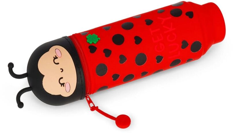 Legami Κασετίνα-Μολυβοθήκη-Kawaii 2 In 1 Soft Silicone-Ladybug (KA0024) (2)