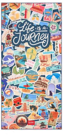 Legami Πετσέτα Θαλάσσης-Travel Stickers (BT0042) (0)