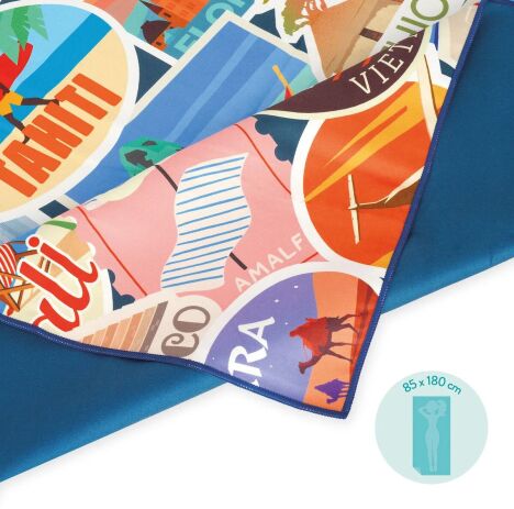 Legami Πετσέτα Θαλάσσης-Travel Stickers (BT0042) (2)