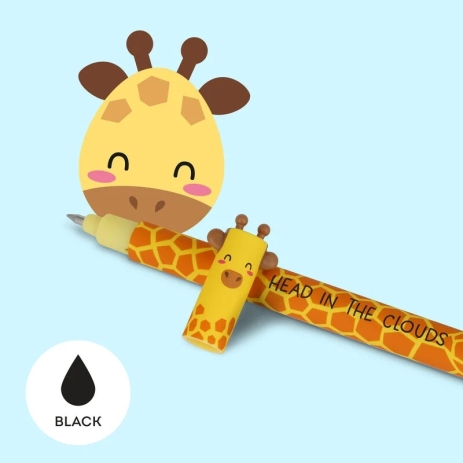 Legami Erasable Gel Pen Giraffe-Black (EP0019) (2)