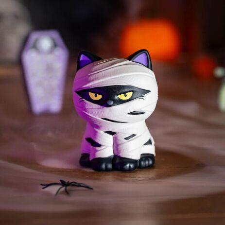 Legami Halloween Μπαλάκι Antistress-Stress Less-Kitty Mummy (SQIF0020) (4)