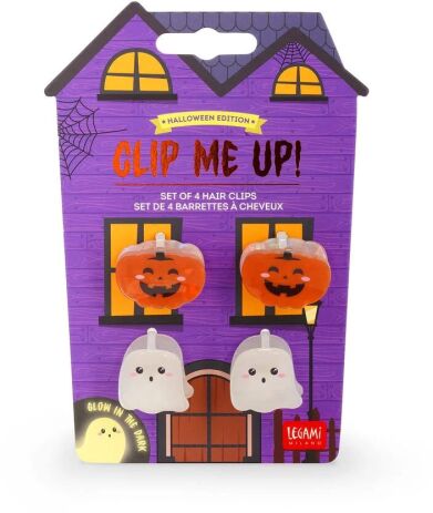 Legami Halloween Σετ Μίνι Κλιπς Μαλλιών-Clip Me Up!-Ghost (HCL0005) (1)