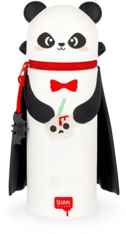 Legami Halloween Κασετίνα-Μολυβοθήκη-Kawaii 2 In Soft Silicone-Panda Bam-Boo (KA0029) (0)