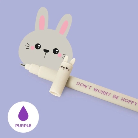 Legami Erasable Pen Bunny-Purple (EP0011) (2)