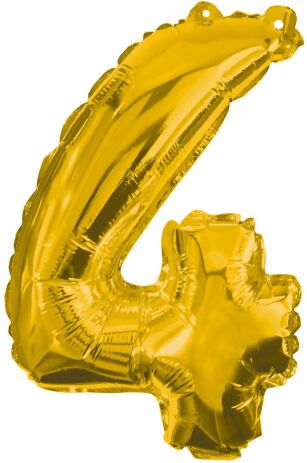 Foil Μπαλόνια Χρυσά No4 85cm (91188) (0)