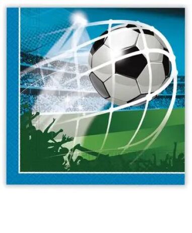 Χαρτοπετσέτες 33X33 Soccer Fans 20Τμχ (093747) (0)