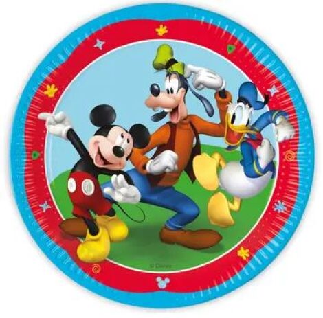 Πιάτα Μεγάλα Mickey Rock The House 23cm 8Τμχ (93822) (0)