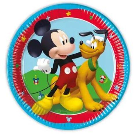 Πιάτα Μεσαία Mickey Rock The House 20cm 8Τμχ (94050) (0)