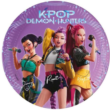 Πιάτα Μεσαία K-Pop Demon Hunters 20cm 8Τμχ (98639) (0)