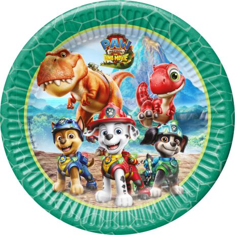Πιάτα Μεγάλα Paw Patrol Dino 23cm 8Τμχ (98797) (0)
