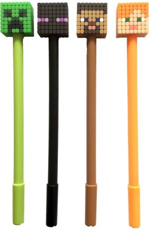 Puckator Στυλό Fine Tip Minecraft-4 Σχέδια-1Τμχ (PEN209) (0)