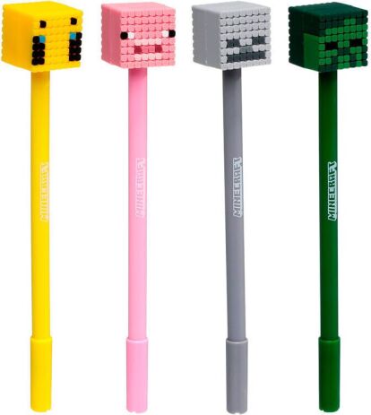 Puckator Στυλό Fine Tip Minecraft-4 Σχέδια-1Τμχ (PEN254) (0)