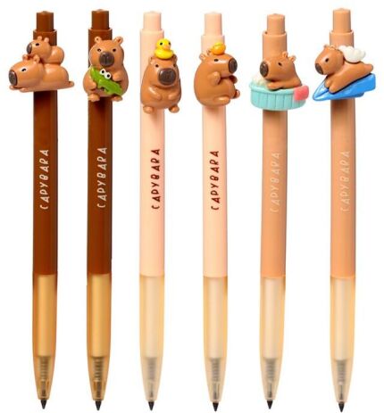 Puckator Μολύβι Everlasting Καπιμπάρα-6 Σχέδια-1Τμχ (STA379) (0)