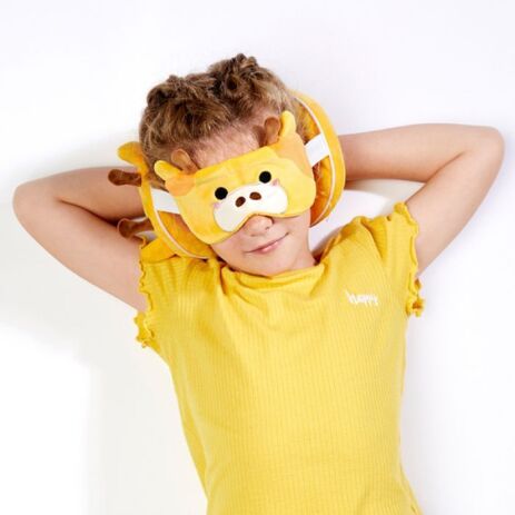 Puckator Relaxeazzz Μαξιλάρι Ταξιδιού & Μάσκα Ύπνου Καμηλοπάρδαλη (CUSH252) (3)