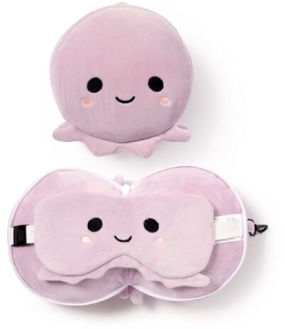 Puckator Relaxeazzz Μαξιλάρι Ταξιδιού & Μάσκα Ύπνου Χταπόδι (CUSH284) (0)