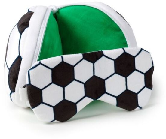 Puckator Relaxeazzz Μαξιλάρι Ταξιδιού & Μάσκα Ύπνου Μπάλα Ποδοσφαίρου (CUSH322) (2)