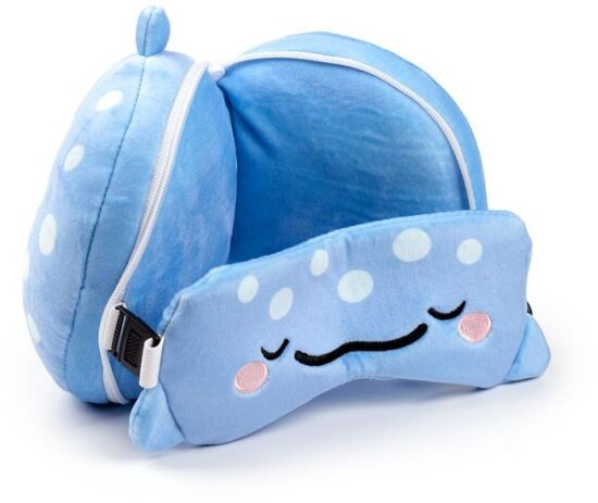 Puckator Relaxeazzz Μαξιλάρι Ταξιδιού & Μάσκα Ύπνου Καρχαρίας (CUSH348) (1)