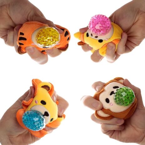 Puckator Λούτρινο Squeezy Adoramals-4 Σχέδια (TY756) (1)