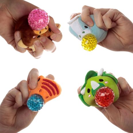 Puckator Λούτρινο Squeezy Dinosaur-4 Σχέδια (TY758) (1)