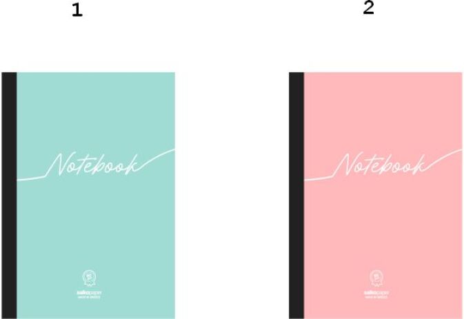 Salko Τετράδιο Notebook Λινόδετο 17X25 2 Θεμάτων-2 Σχέδια (5022) (1)