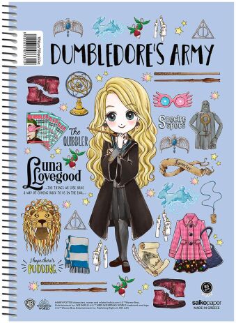 Salko Τετράδιο Harry Potter Magical Σπιράλ 17x25 2 Θέματα 120 Σελίδες-4 Σχέδια (7332) (3)