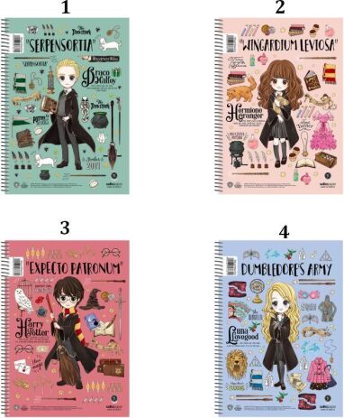 Salko Τετράδιο Harry Potter Magical Σπιράλ 21x29 2 Θέματα 120 Σελίδες-4 Σχέδια (7337) (1)