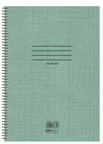 Salko Τετράδιο Colorline Σπιράλ 21x29 4 Θέματα 240 Σελίδες-4 Σχέδια-1 Τμχ (7859) (0)