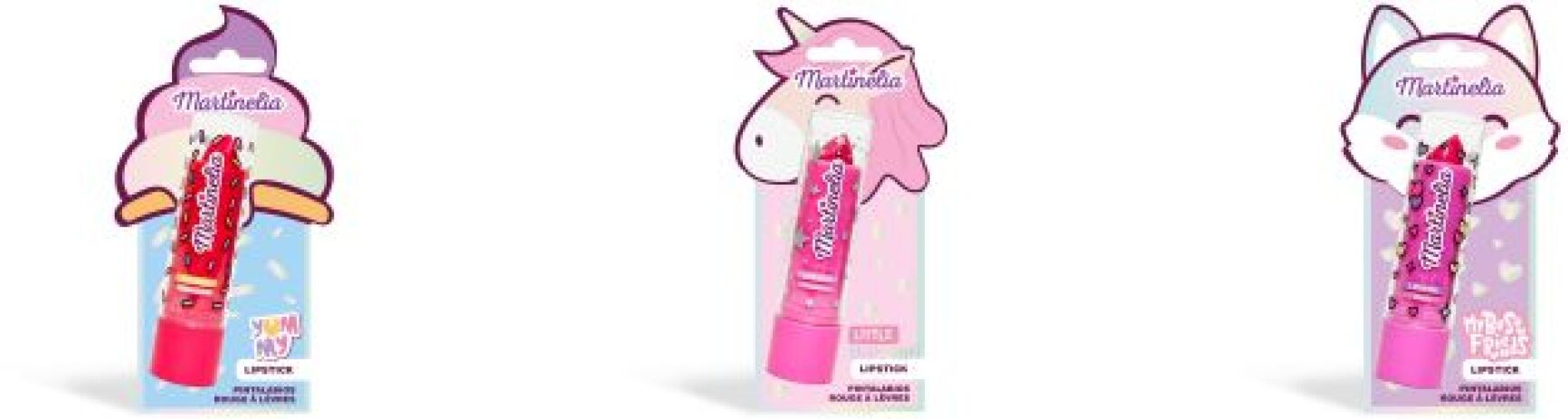 Martinelia World Lipstick 4g-3 Σχέδια (C-35077) (0)